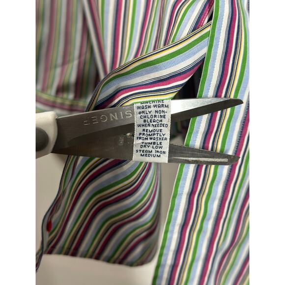 VTG Ralph Lauren Button Down Classic Fit Colorful Casual Preppy Men's Size 17/XL - Picture 5 of 9